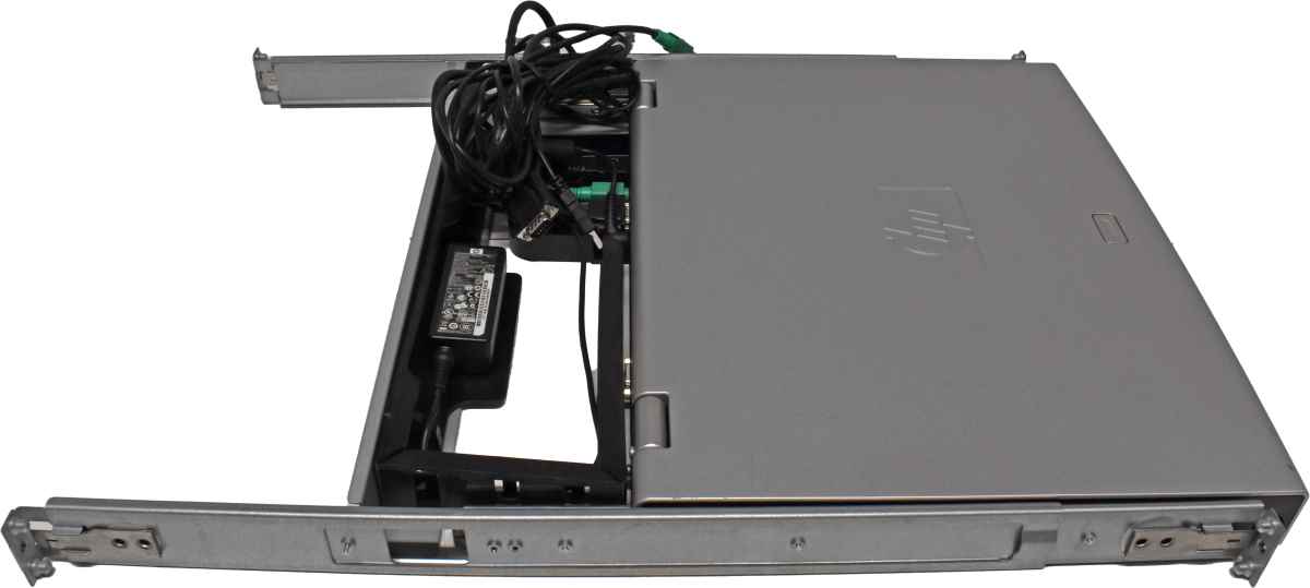 HP TFT7600RKM INTL 1U KVM Console and Monitor 17.3" WXGA+ US Keyboard with touch pad