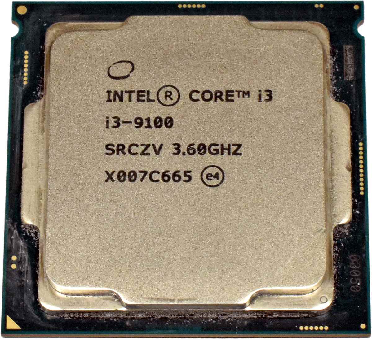 Intel Core Processor I3-9100 Quad-Core 3.60GHz 6MB Smart Cache FCLGA1151 SRCZV Intel Core Processor I3-9100 Quad-Core 3.60GHz 6MB Smart Cache FCLGA1151 SRCZV