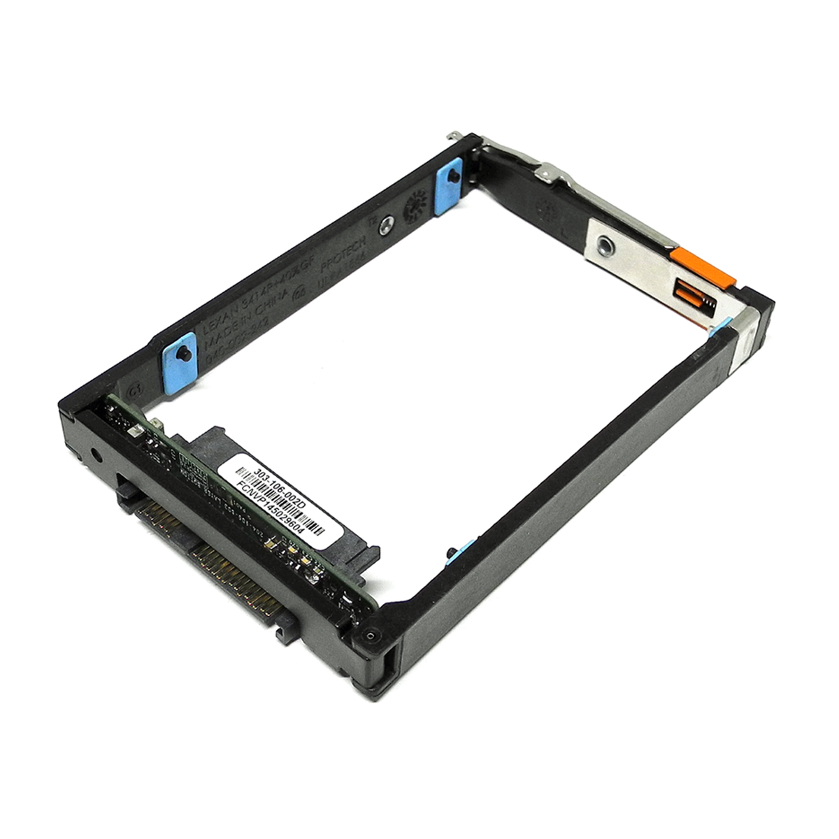 EMC 100-554-740 2.5 Zoll HDD Caddy mit SAS/SATA Interposer 303-106-002D EMC 100-554-740 2.5 Zoll HDD Caddy mit SAS/SATA Interposer 303-106-002D