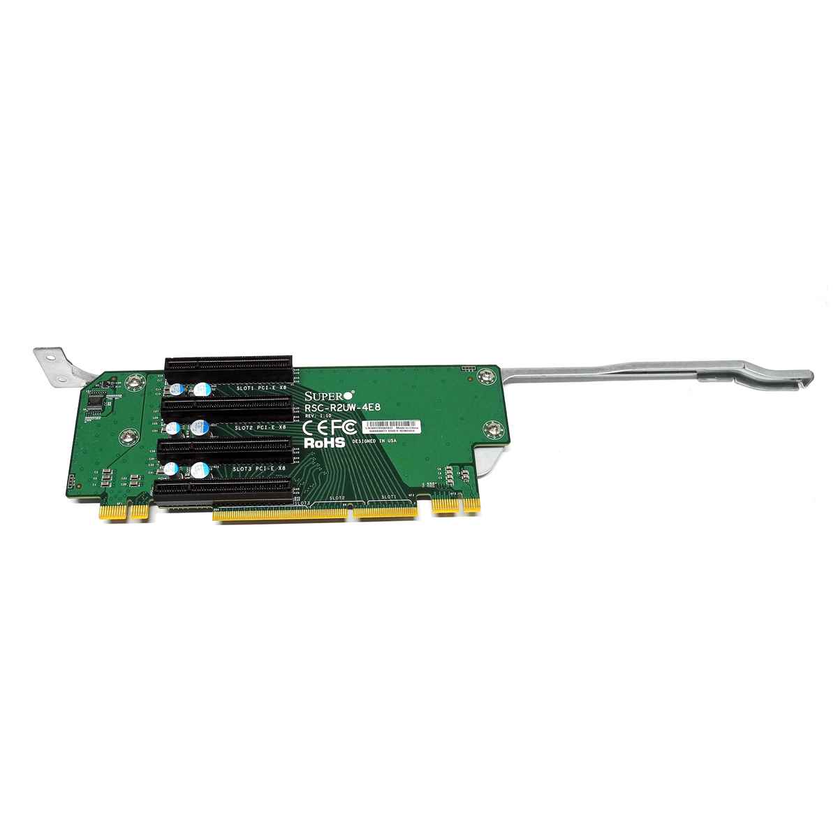 Supermicro Riser Board Assembly RSC-R2UW-4E8 Rev 1.10 + Bracket Supermicro Riser Board Assembly RSC-R2UW-4E8 Rev 1.10 + Bracket