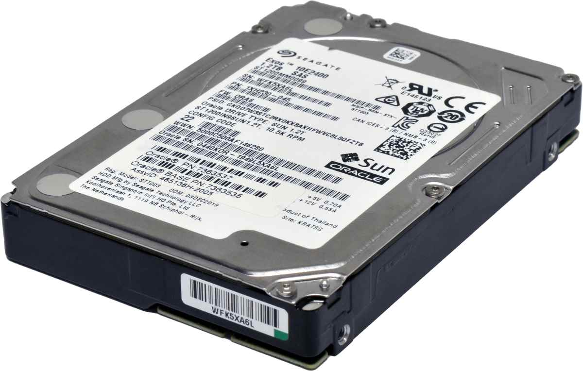 Sun Oracle 1.2TB 2.5" 10.5K 12G SAS HDD Festplatte ST1200MM0099 7363535 Server Storage Seagate 1.2TB 1XH230-045 ST1200MM0099 2.5" 10.5K 12G SAS HDD