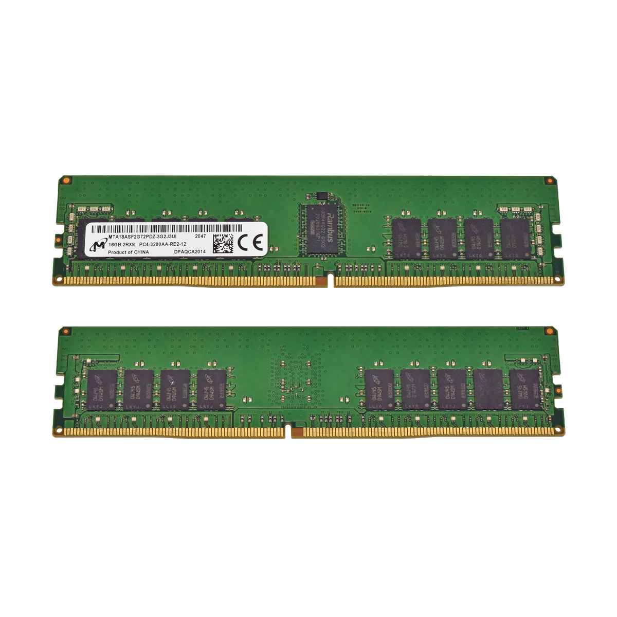 Micron 16GB 2Rx8 PC4-3200AA Server RAM ECC DDR4 MTA18ASF2G72PDZ-3G2J3UI für G431-MM0 Skhynix 16GB 2Rx8 PC4-3200AA-RE2 Server RAM ECC DDR4 HMA82GR7DJR8N-XN P03050-091