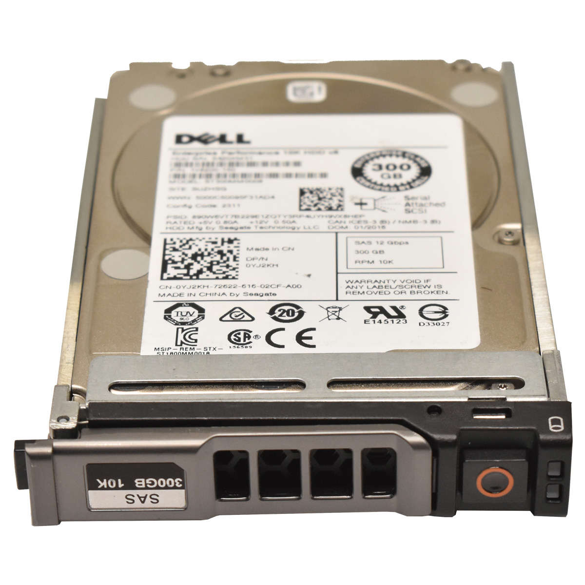 Dell-300GB-Festplatte-2-5-0YJ2KH-SAS-12Gbps-RPM-10-002.jpg Dell 300GB Festplatte 2.5" 0YJ2KH SAS 12Gbps RPM 10k mit Rahmen 0F830C M630 M530