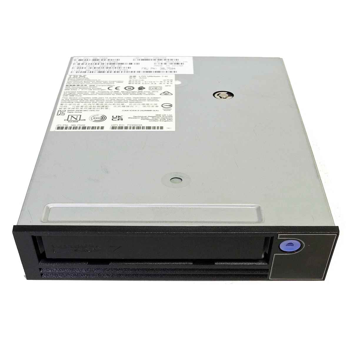 IBM LTO Ultrium 7-H LTO-7 38L7504 6TB / 15TB SAS 6Gb Tape Drive 38L7509 IBM LTO Ultrium 7-H LTO-7 38L7504 6TB / 15TB SAS 6Gb Tape Drive 38L7509