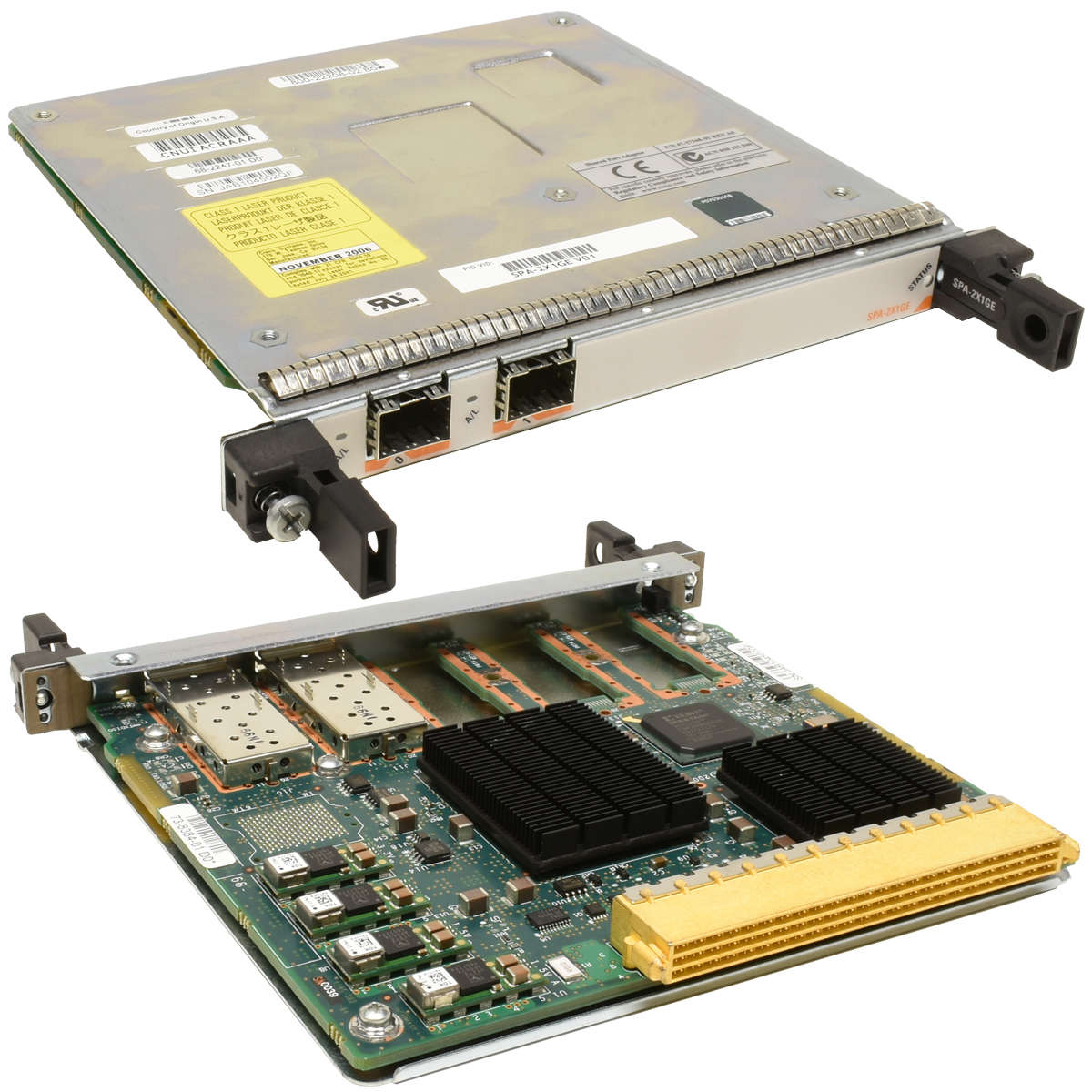 Cisco-SPA-2X1GE-2-Port-Gbe-Shared-Port-Adapter-Kar-001.jpg Cisco SPA-2X1GE 2-Port Gbe Shared Port Adapter Karte 68-2247-0X 800-22208-0X