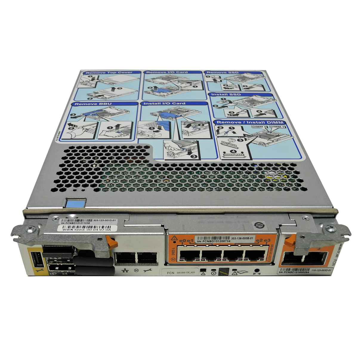 EMC FCN 046-004-136 A03 Storage Processor Module 8GB RAM für VNXe3150 Storage EMC FCN 046-004-136 A03 Storage Processor Module 8GB RAM für VNXe3150 Storage