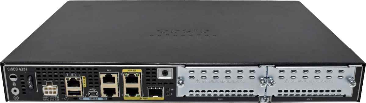 Cisco 4300 Series ISR4321/K9 GE Integrated Services Router no AC Adapter