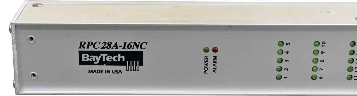 BayTech RPC28A-16NC Rack PDU Metered Single-Phase Null HE 16A 220-240V 21x C13 BayTech RPC28A-16NC Rack PDU Metered Single-Phase Null HE 16A 220-240V 21x C13