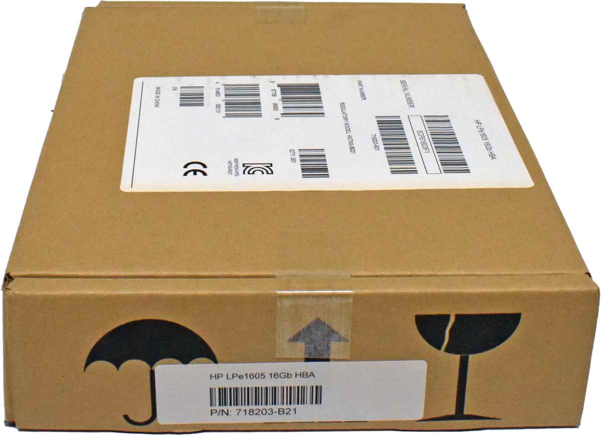 HP 718203-B21 Emulex LPe1605 16Gb Dual-Port FC HBA for BladeSystems G8-G10 NEW HP 718203-B21 Emulex LPe1605 16Gb Dual-Port FC HBA for BladeSystems G8-G10 NEW