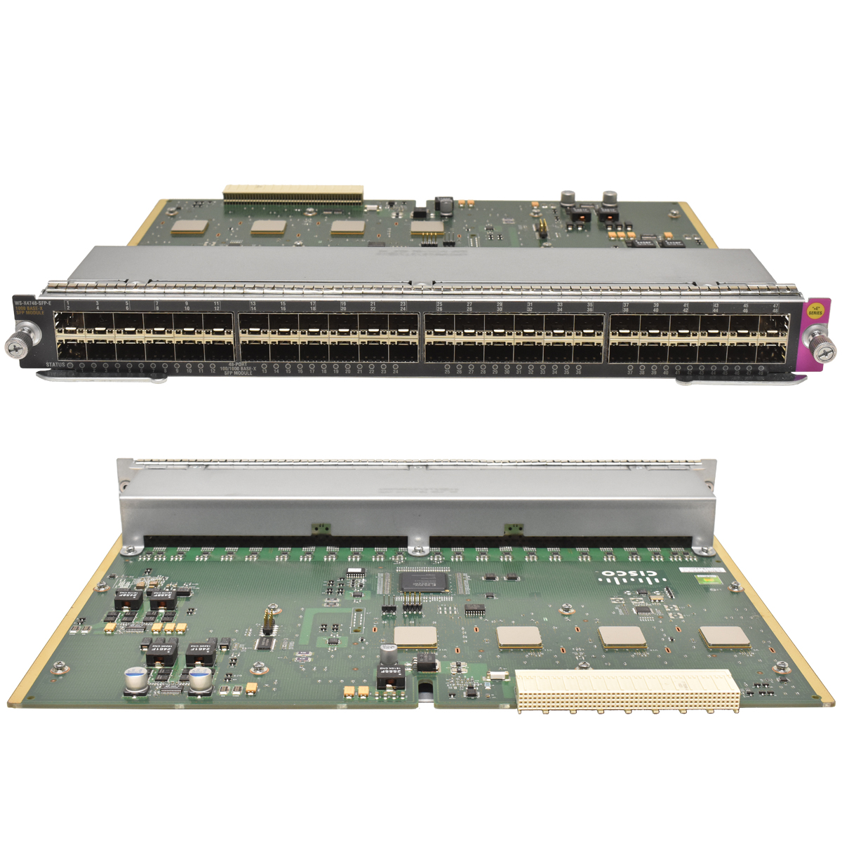 Cisco WS-X4748-SFP-E 1000 Base-X SFP Module 6x 1G SFP Transceiver Cisco WS-X4748-SFP-E 1000 Base-X SFP Module 6x 1G SFP Transceiver