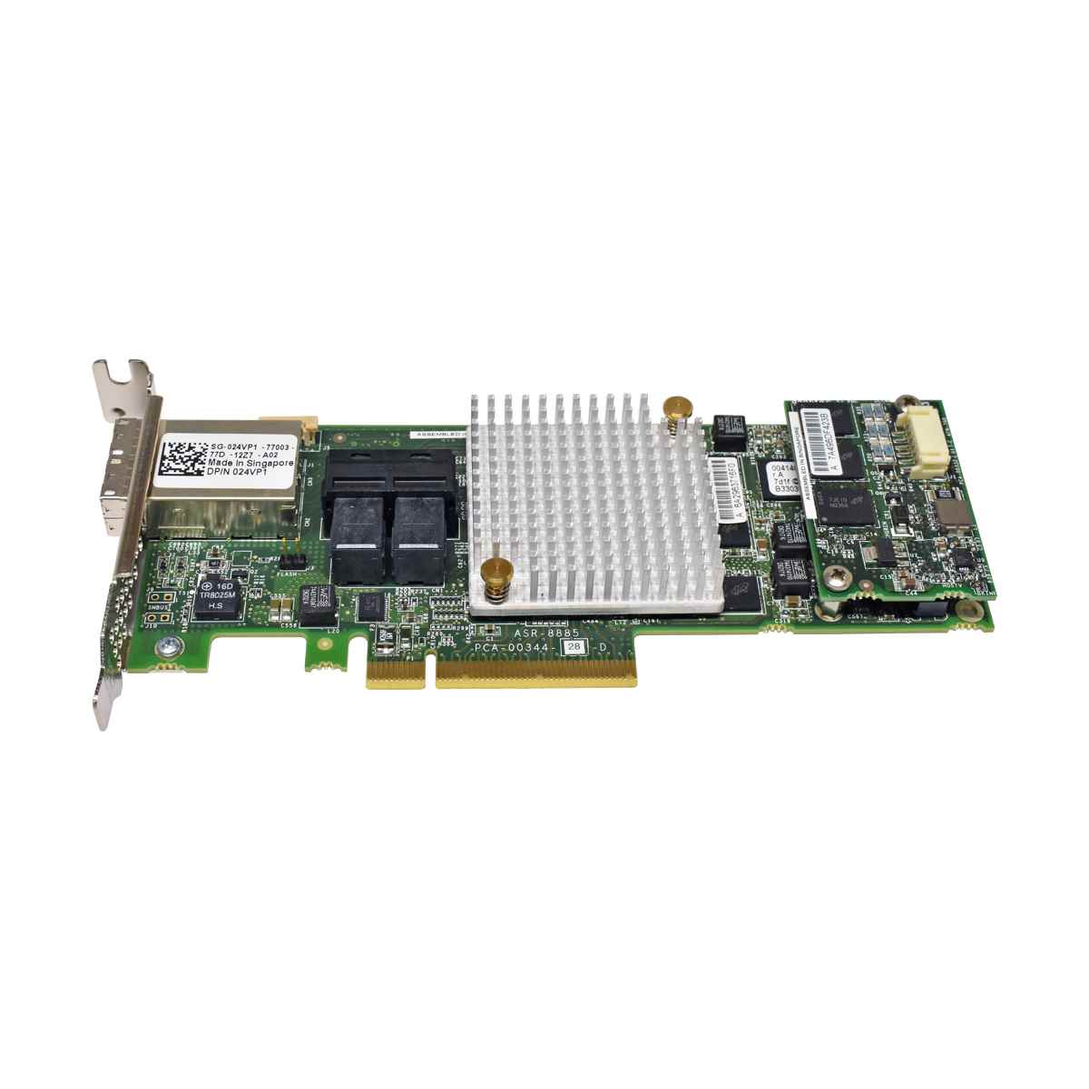 DELL EMC DSS 9000 ASR-8885 12G SAS RAID Controller + BBU 024VP1 LP DELL EMC DSS 9000 ASR-8885 12G SAS RAID Controller + BBU 024VP1 LP