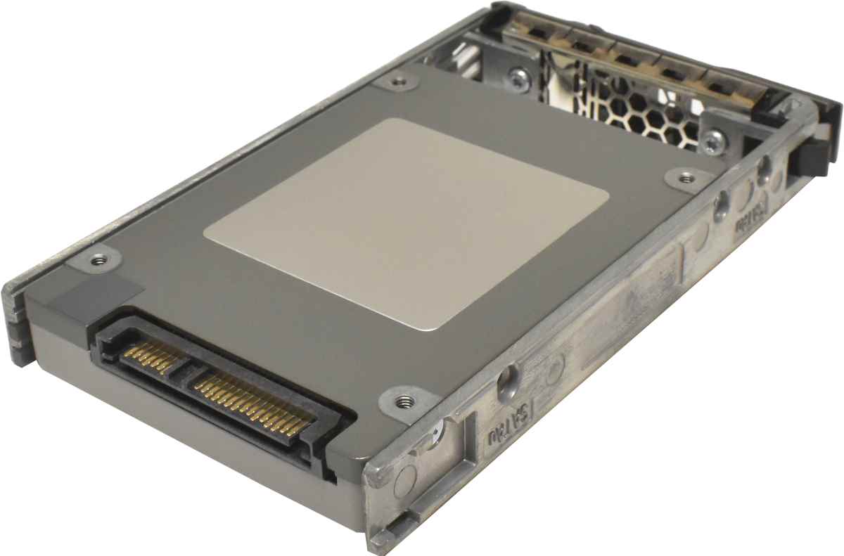 Dell 200GB 2.5" 6G SAS SFF SSD LB206M 6R5R8 + Rahmen