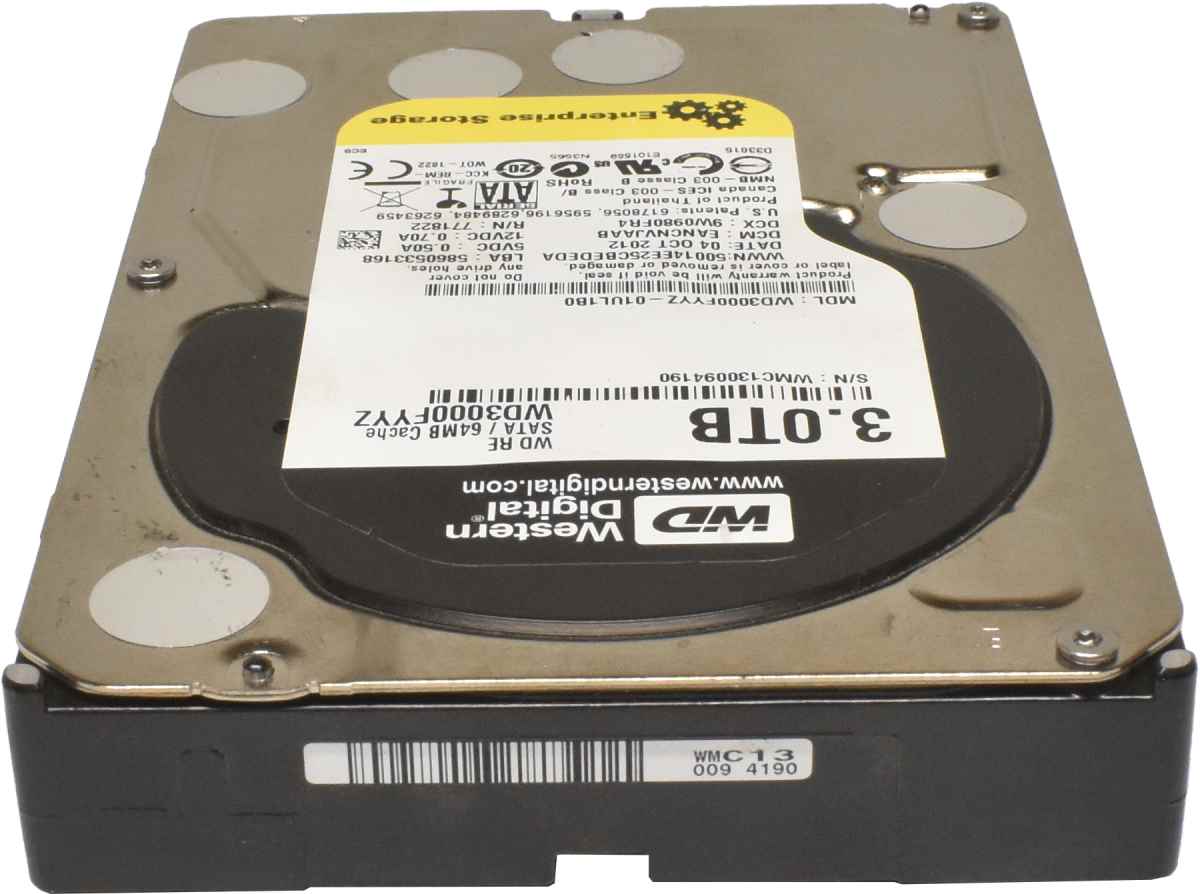 Western Digital RE 3TB 3.5" 7.2K SATA 6G HDD Festplatte WD3000FYYZ-01ULB0 Western Digital RE 3TB 3.5" 7.2K SATA 6G HDD Festplatte WD3000FYYZ-01ULB0