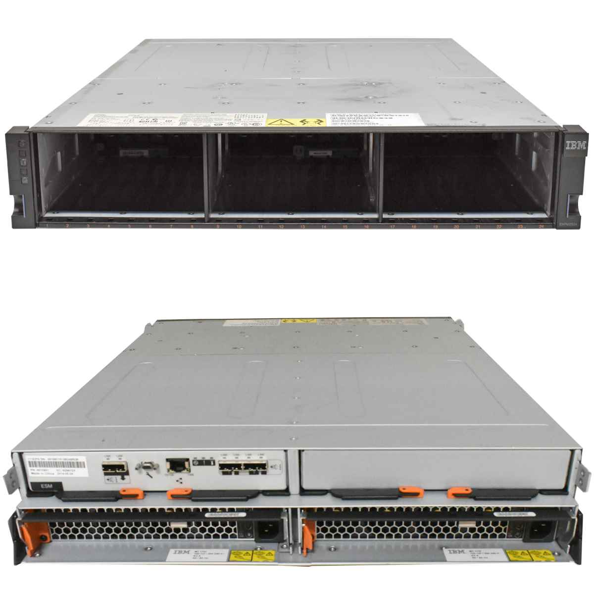 IBM EXP2524 System Storage 2U 174724X 1x 49Y5949 Controller 24x Bays 2.5 Zoll IBM EXP2524 System Storage 2U 174724X 1x 49Y5949 Controller 24x Bays 2.5 Zoll