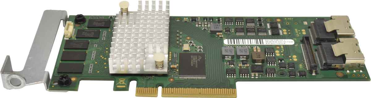Fujitsu Primergy D3116-C26 6Gb PCIe x8 1GB SAS RAID Controller + 2x SAS Kabel LP