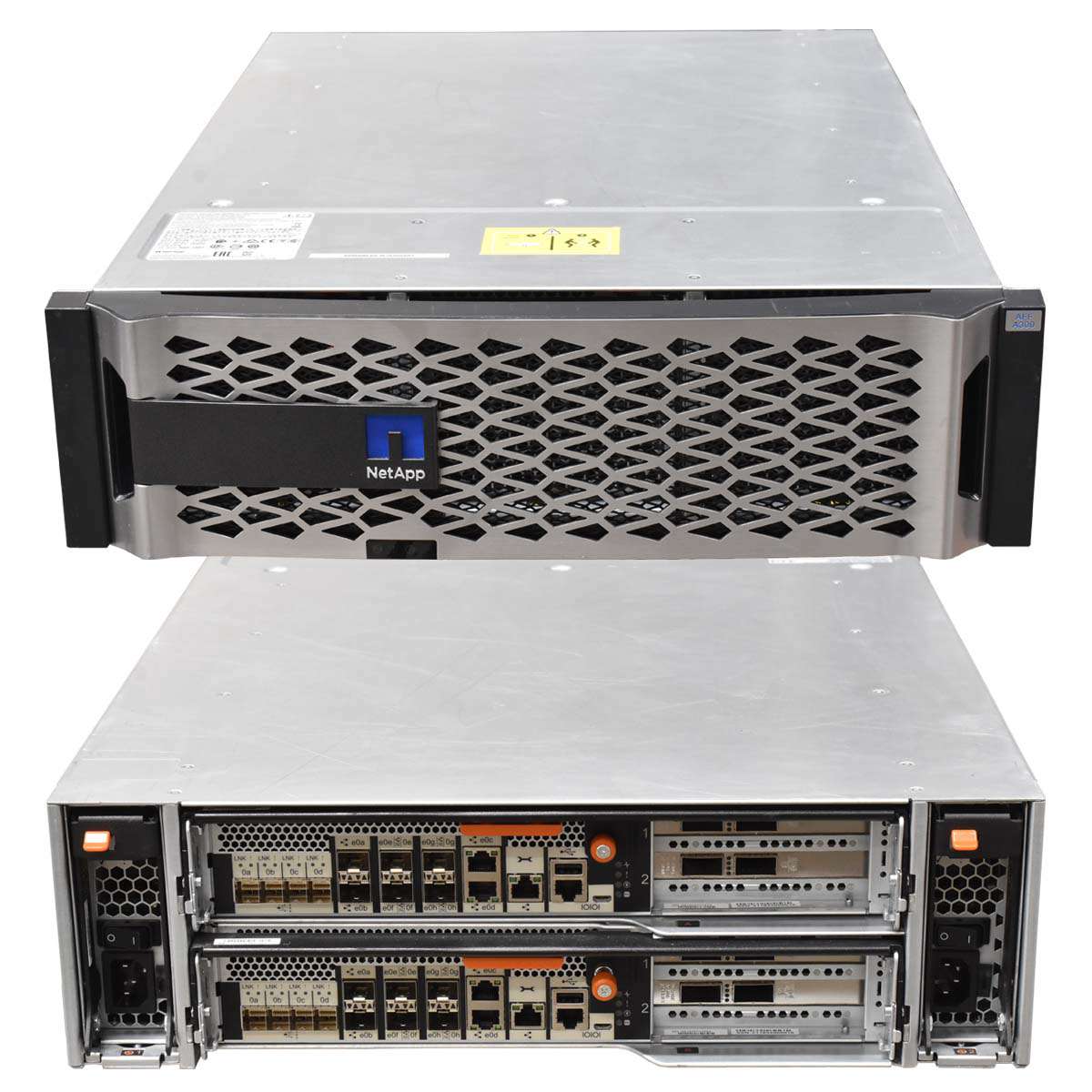 NetApp-Storage-AFF-A300-2x-D-1587-256GB-PC4-2x-Con-001.jpg NetApp Storage AFF A300 2x D-1587 256GB PC4 2x Controller 111-02493 XL710-QDA2