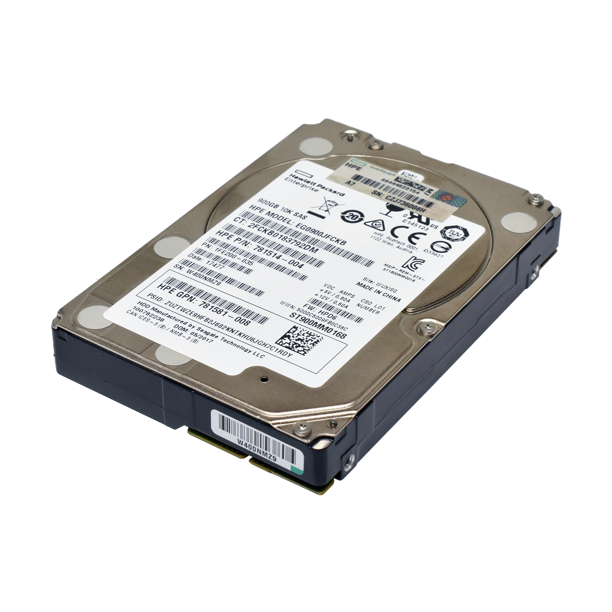 HP Seagate 900GB 2.5" 12G 10K SAS HDD Festplatte EG0900JFCKB ST900MM0168 HP Seagate 900GB 2.5" 12G 10K SAS HDD Festplatte EG0900JFCKB ST900MM0168