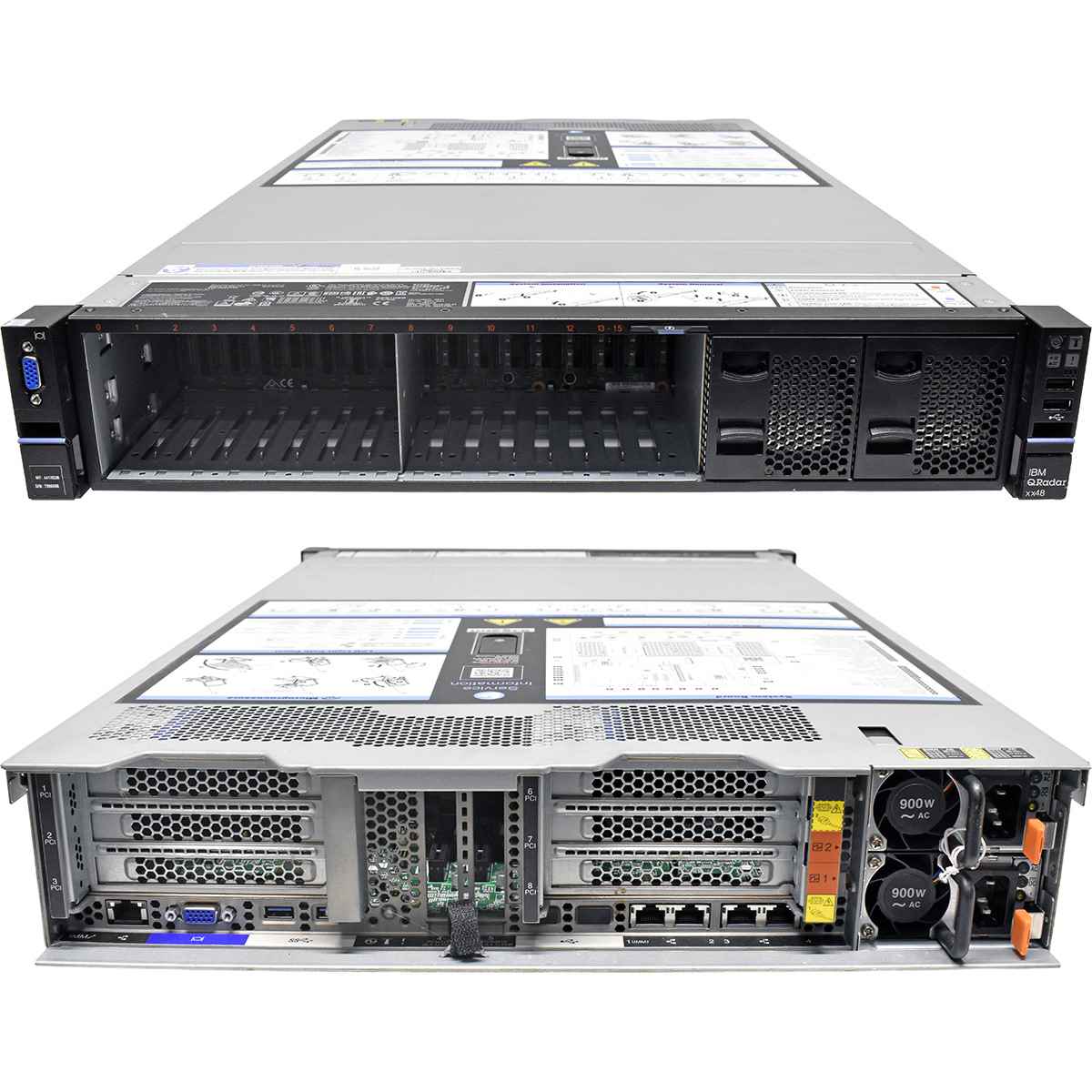 IBM QRadar xx48 Server ohne CPU 2x HS 0GB PC4 16x SFF M5210 4412Q3B