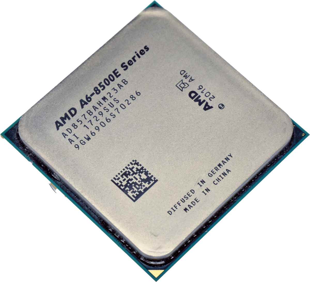 AMD PRO A6-8570E APU Processor AD857BAHM23AB Duo-Core 3.0GHz 1MB Cache AM4