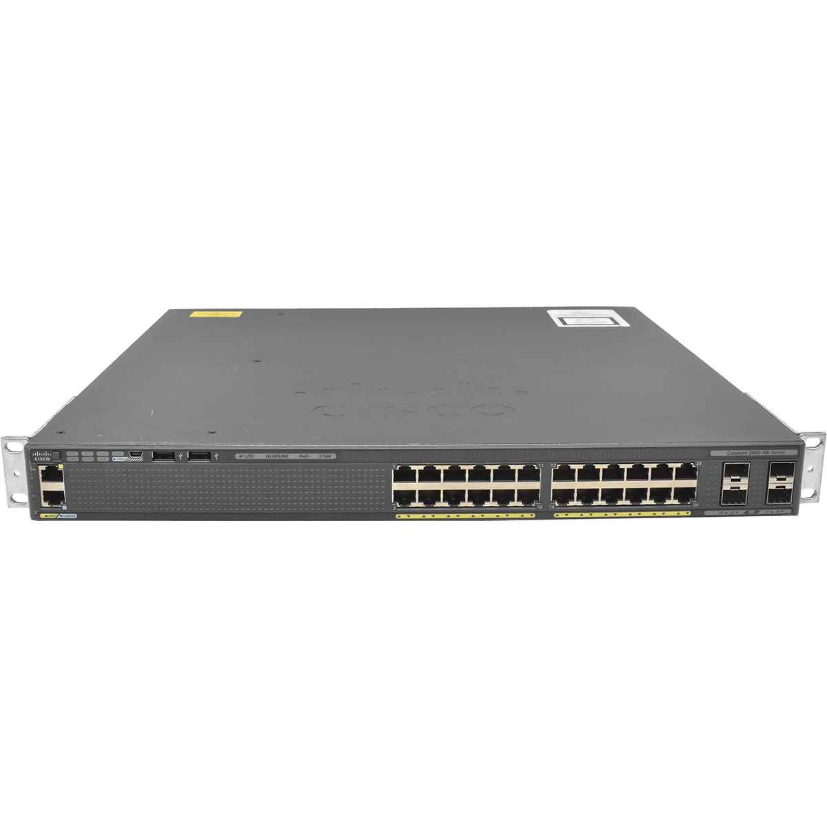Cisco WS-C2960XR-24PS-I 24-Port PoE+ GE 4-Port SFP GE 1x PSU Rack Ears Cisco WS-C2960XR-24PS-I 24-Port PoE+ GE 4-Port SFP GE 1x PSU Rack Ears