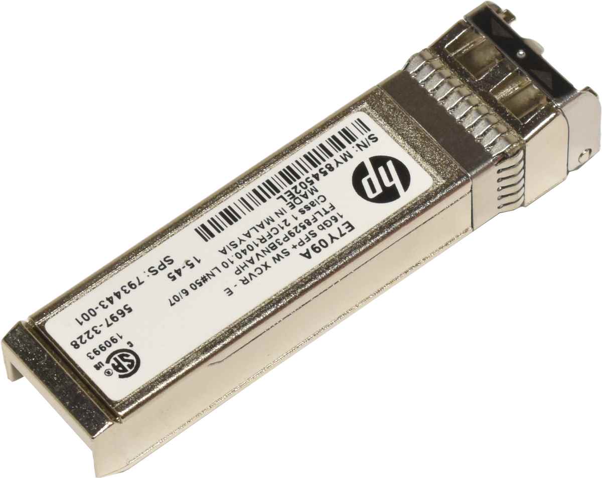 HP GBIC FTLF8529P3BNVAHP 16Gbps SFP+ SW 850nm 100m E7Y09A Transceiver HP GBIC FTLF8529P3BNVAHP 16Gbps SFP+ SW 850nm 100m E7Y09A Transceiver