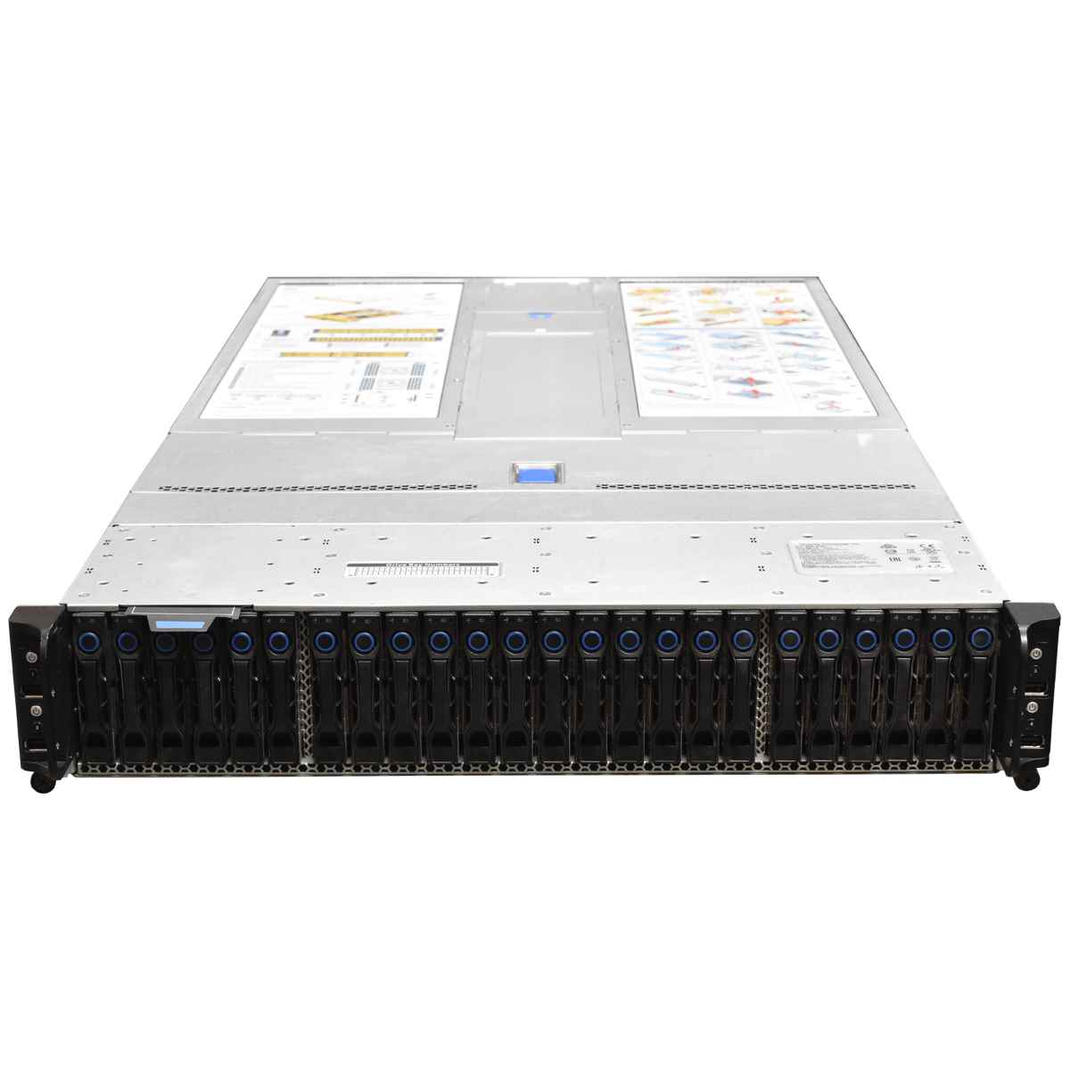 Quanta 4 Node Server T41S-2U 8x Xeon E5-2620 v3 2.4Ghz 1TB PC4 24x SFF 43 TB HDD Quanta 4 Node Server T41S-2U 8x Xeon E5-2620 v3 2.4Ghz 1TB PC4 24x SFF 43 TB HDD