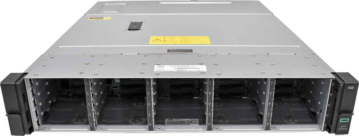 HP Enterprise D3710 SFF Enclosure Q1J10-63003 25x 2,5 Zoll Backplane 2x I/O Controller 2x PSU