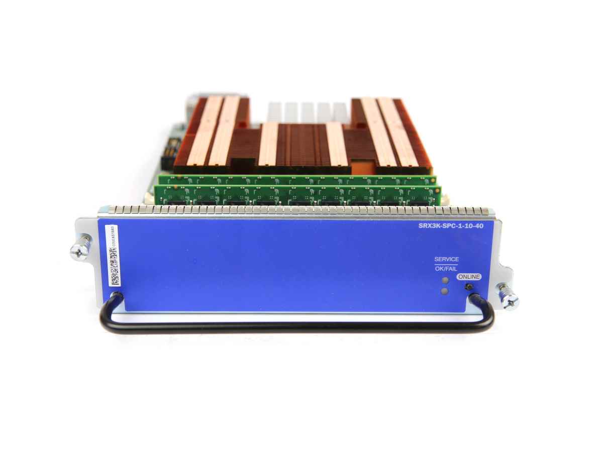 Juniper SRX3K-SPC-1-10-40 Services Processing Card 4GB DDR2 for SRX3400 SRX3600