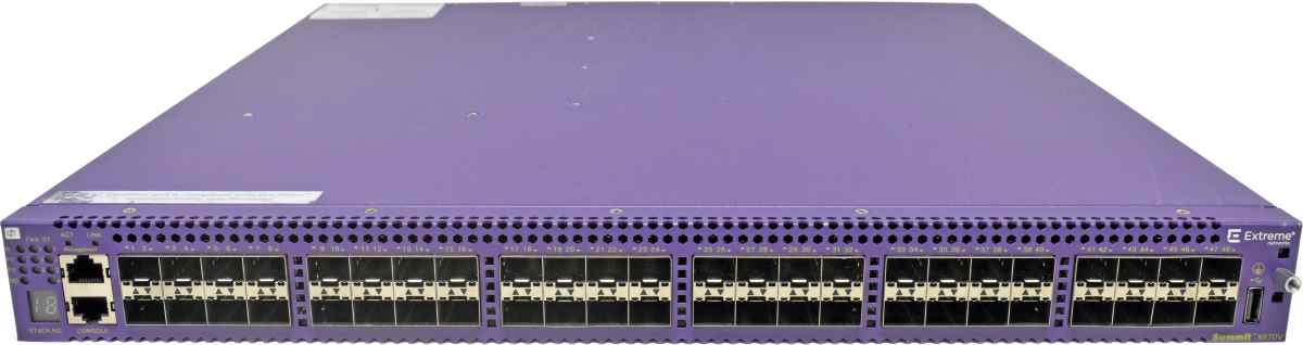 Extreme Summit X670V-48x-BF 17102 48-Port SFP+ 10GE Switch +VIM4 Module Extreme Summit X670V-48x-BF 17102 48-Port SFP+ 10GE Switch +VIM4 Module