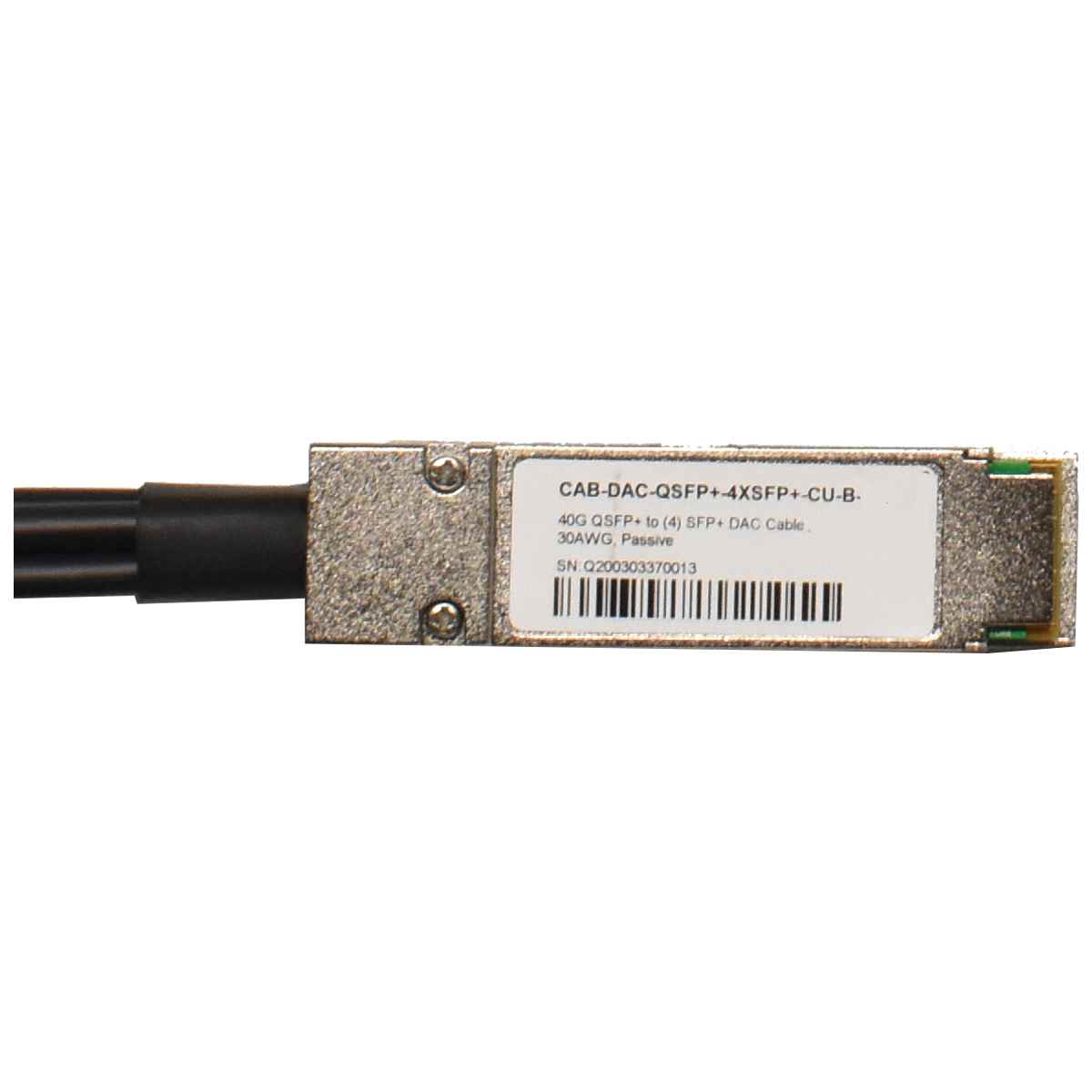 Datenkabel 2,5m 40G QSFP+ - 4x 10G SFP+ DAC Cable 30AWG passive Breakout PULLTAB 4x HP Mellanox ConnectX-3 546SFP+ 2Port + 3m 40G QSFP+ - 4x 10G SFP+ DAC Cable