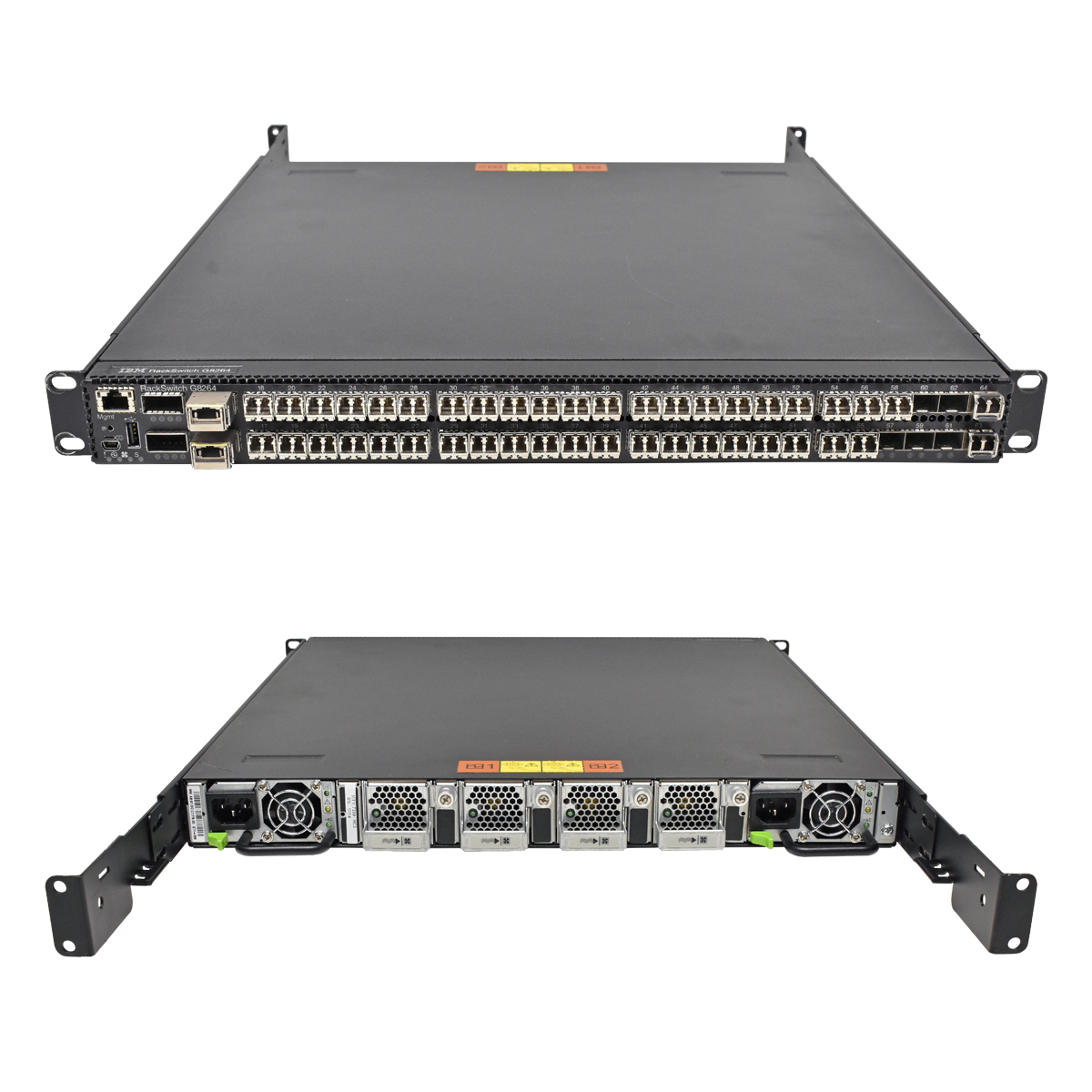 IBM RackSwitch G8264 52-Port 7309-HC 00D9800 + 45 GBICs IBM RackSwitch G8264 52-Port 7309-HC 00D9800 + 45 GBICs