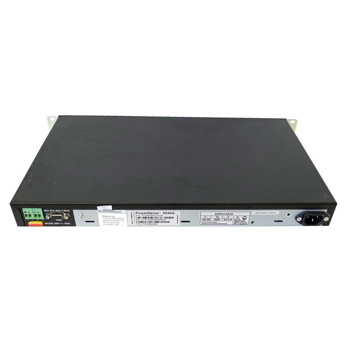 Microsemi-PowerDsine-PD-5524G-ACDC-M-24-Port-EEPoE-003.jpg Microsemi PowerDsine PD-5524G/ACDC/M 24-Port EEPoE Gigabit Ethernet Switch
