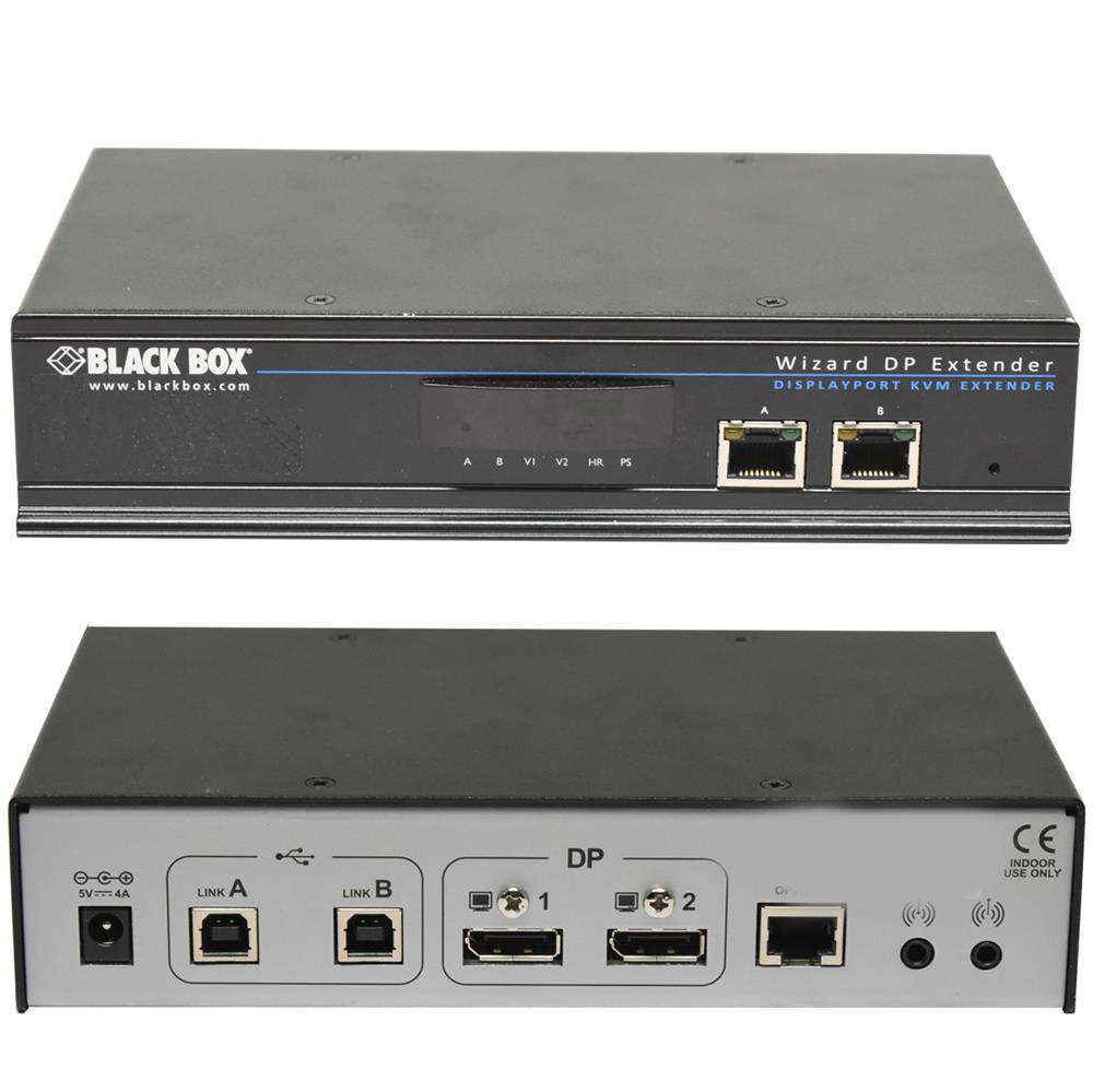 Black-Box-Wizard-DP4030X-Extender-ACU5800A-2-witho-001.jpg Black Box Wizard DP4030X Extender ACU5800A (2) without 5V Power Supply