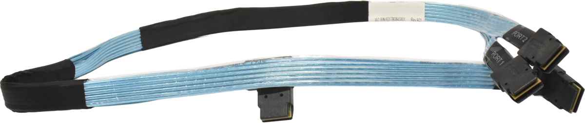 HP SAS Kabel 2x SFF-8087 (gerade) / 2x SFF-8087 (winkel) 80cm für DL360 G9/G10 869662-001 875566-001