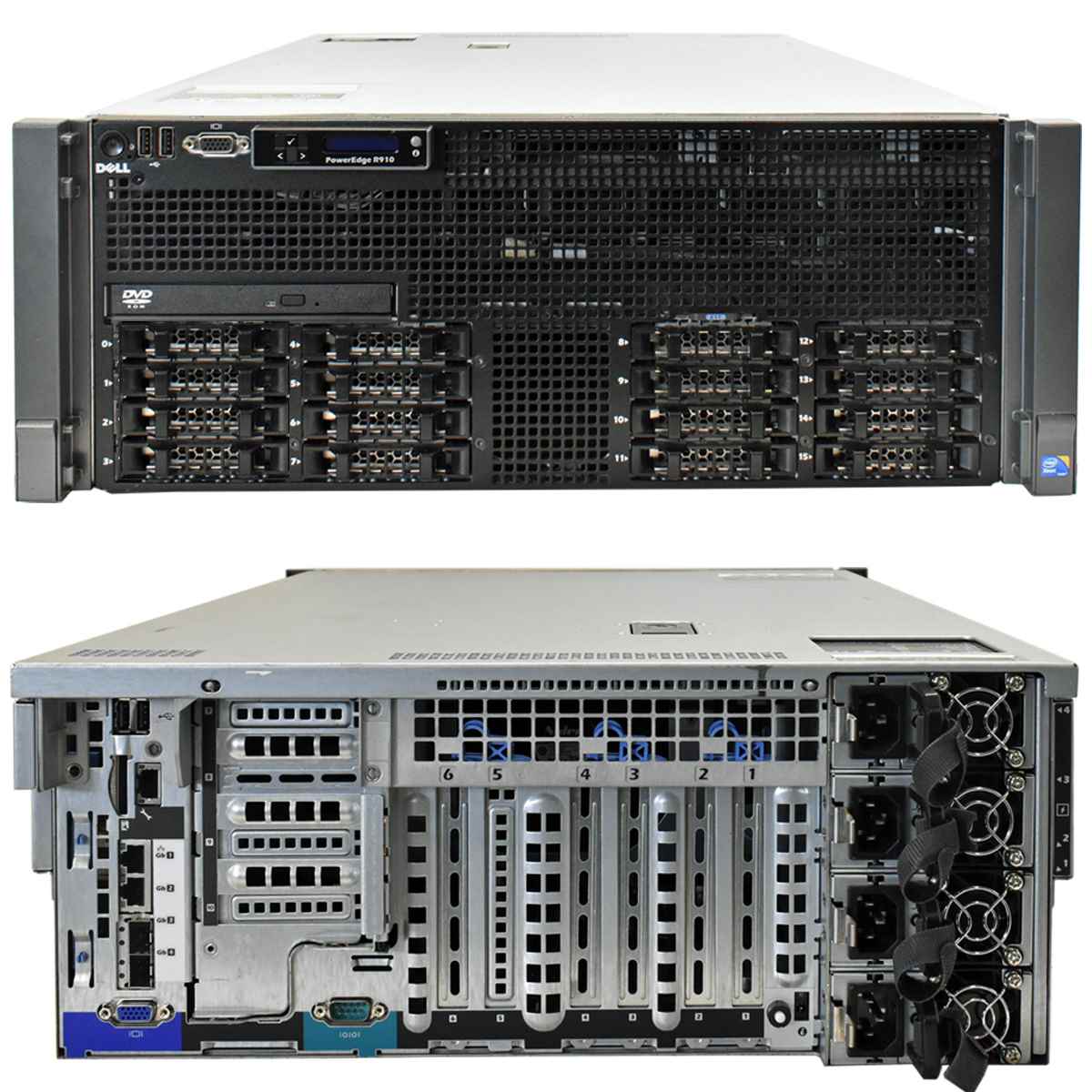 Dell PowerEdge R910 Server 2x Ten Core E7-4870 CPU 32 GB RAM PERC H700 16Bay 2,5" Dell PowerEdge R910 Server 2x Ten Core E7-4870 CPU 32 GB RAM PERC H700 16Bay 2,5"