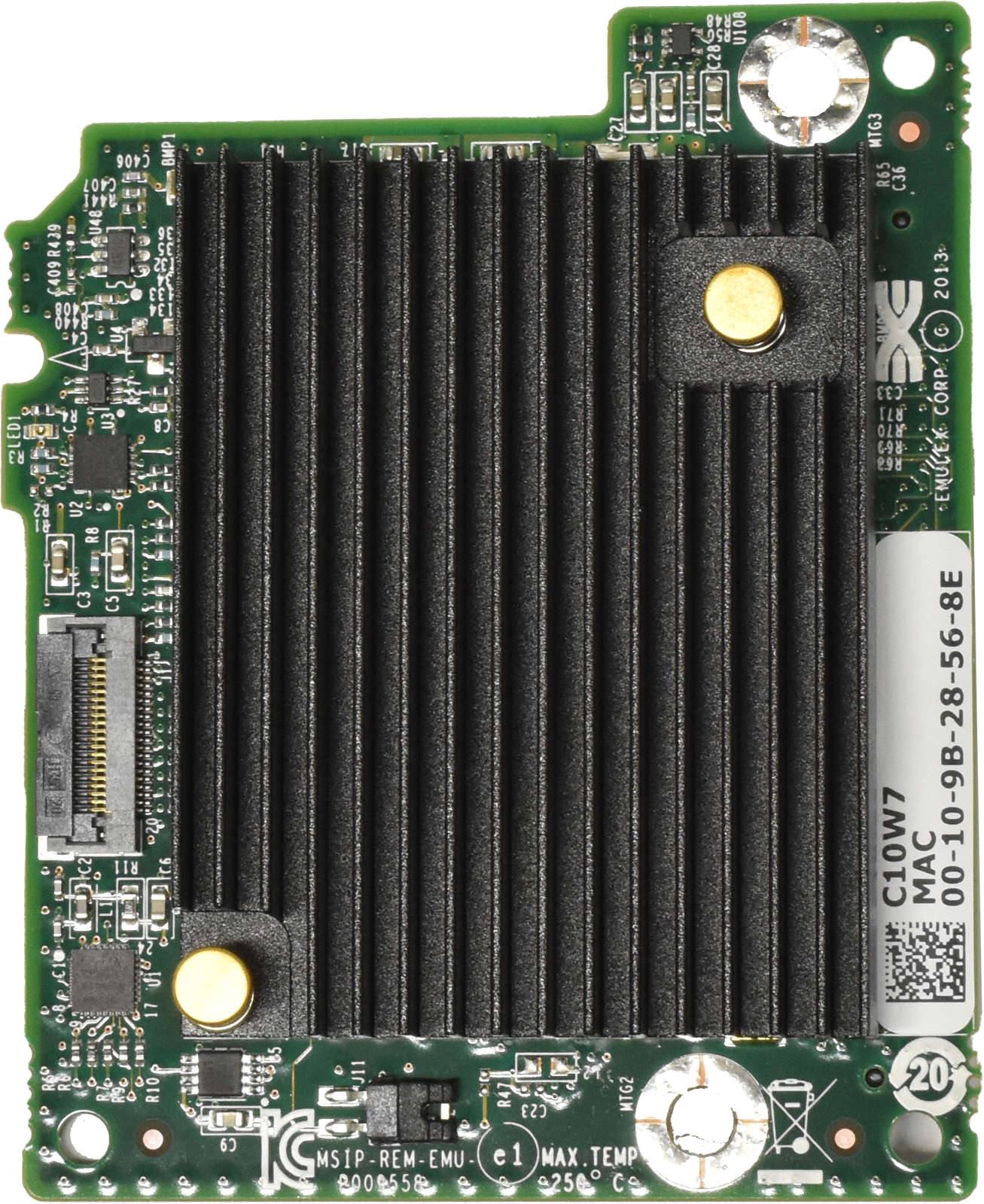 EMULEX / DELL P009558 10G Dual Port Blade Network Daughter Card C10W7 P009558-41M