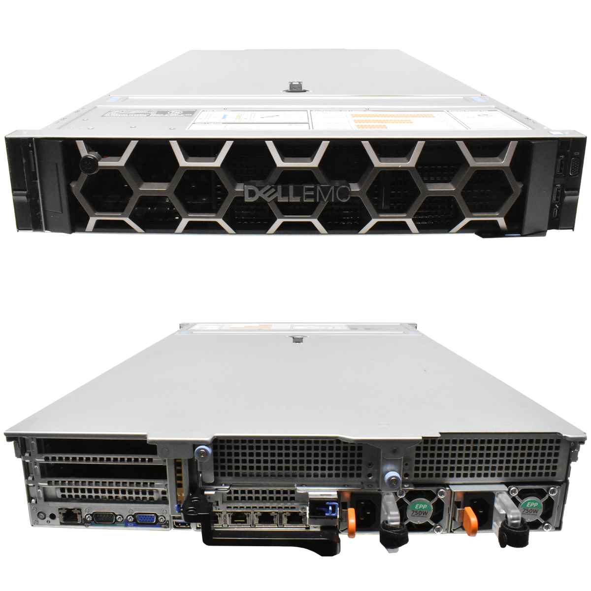 Dell PowerEdge R740 ohne CPU 0 RAM 2x Kühler H730p Controller 16x SFF 2,5 Dell PowerEdge R740 NO CPU NO RAM 2xKühler 8 SFF 2,5" H740p