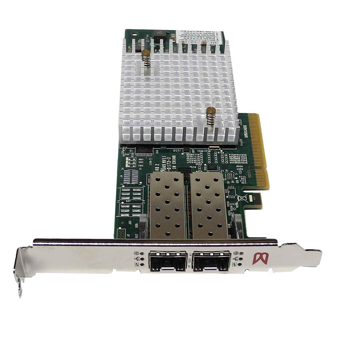 Brocade 18602 Dual Port 16Gb FC SFP+ PCIe x8 Network Adapter 80-1006042-02 FP Brocade 18602 Dual Port 16Gb FC SFP+ PCIe x8 Network Adapter 80-1006042-02 FP