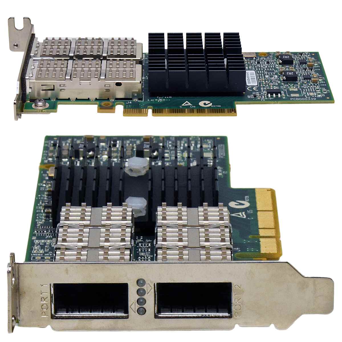 Mellanox CX354A Huawei 06030284 Dual-Port 40GbE PCIe x8 Server Adapter LP Mellanox CX354A ConnectX-3 QDR InfiniBand+ 10GigE Dual Port PCIe x8 Adapter LP