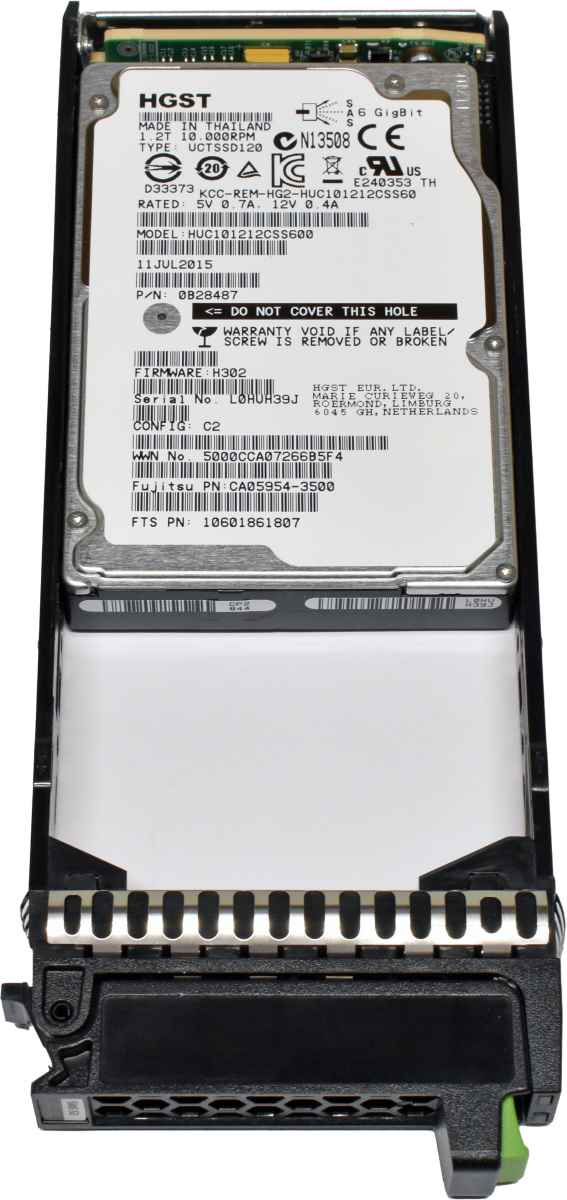 Fujitsu HGST 1,2TB HUC101212CSS600 CA07670-E705 2.5" 10K 6G SAS HDD Fujitsu HGST 1,2TB HUC101212CSS600 CA07670-E705 2.5" 10K 6G SAS HDD