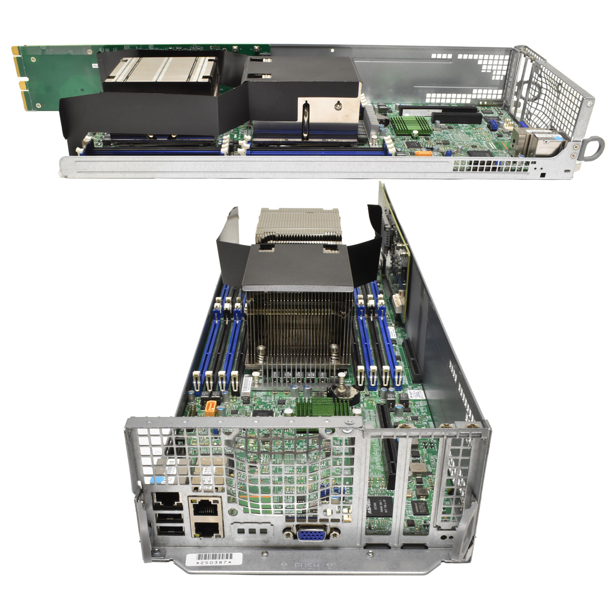 Supermicro Node Server X10DRT-P Rev:1.02 no CPU no PC4 2x Heatsink LGA2011-3 Supermicro Node Server X10DRT-P Rev:1.02 no CPU no PC4 2x Heatsink LGA2011-3