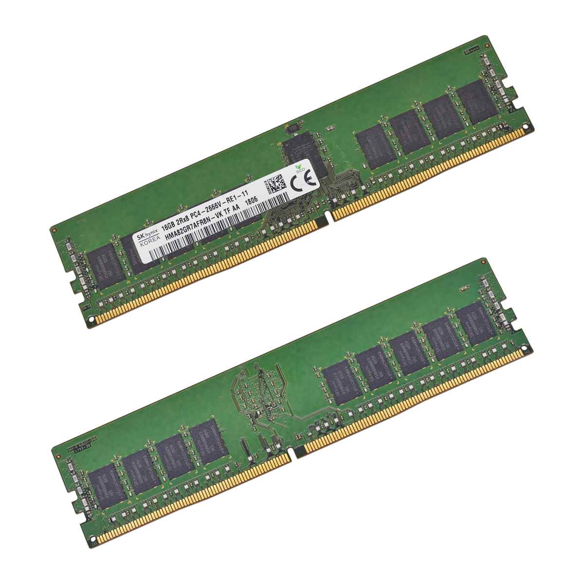 SKhynix 16GB 2Rx8 PC4-2666V DDR4 RAM HMA82GR7AFR8N-VK SKhynix 16GB 2Rx8 PC4-2666V DDR4 RAM HMA82GR7AFR8N-VK