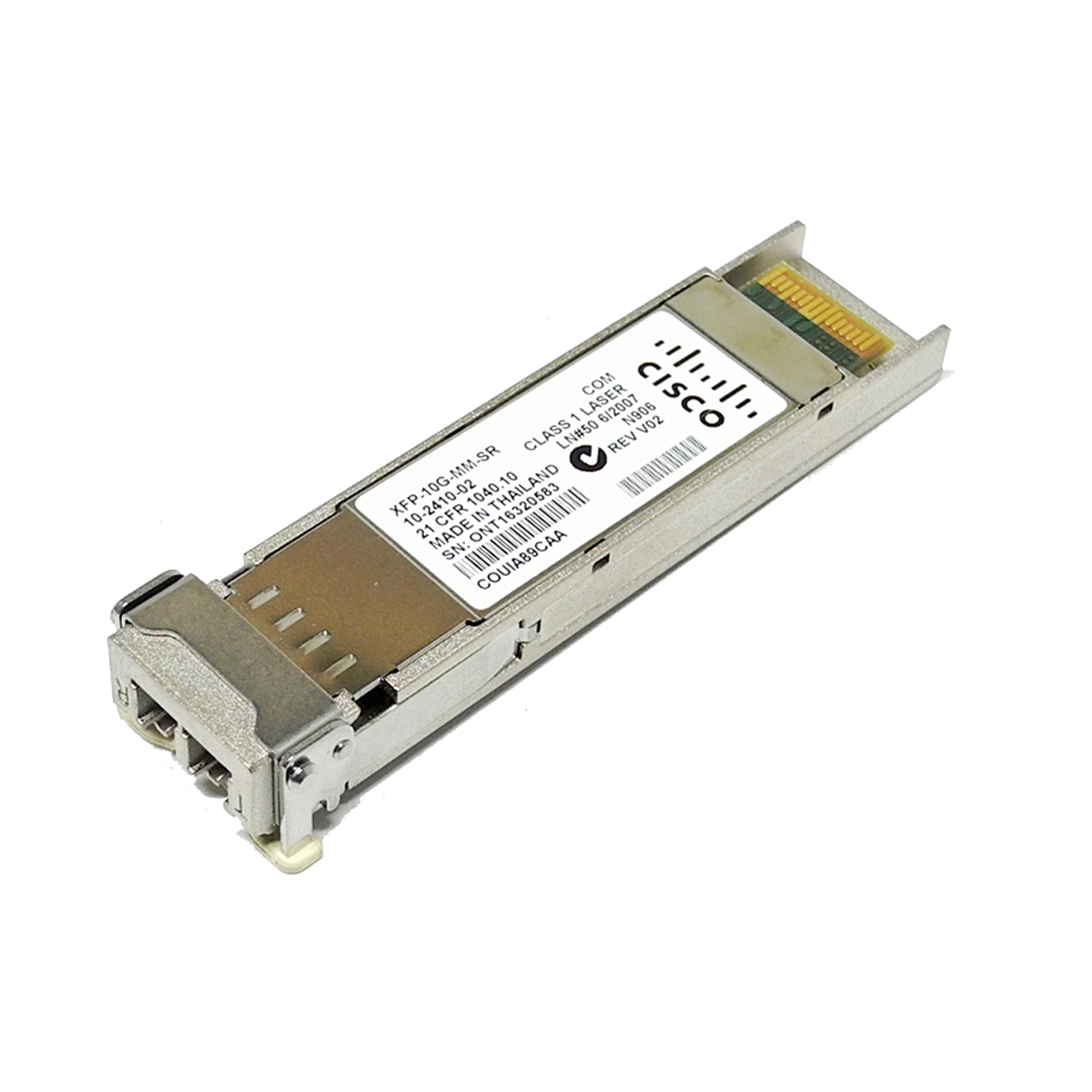 Original Cisco XFP-10G-MM-SR 10GB Transceiver 10-2410-02, 10-2410-03 Original Cisco XFP-10G-MM-SR 10GB Transceiver 10-2410-02, 10-2410-03