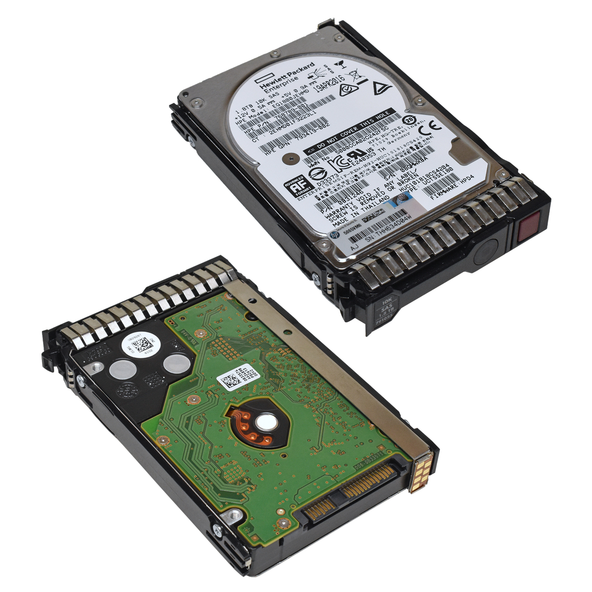 HP 1,8TB 2.5" 12G 10k SAS HDD HotSwap Festplatte 791055-001 mit Rahmen G9 G10 HP 1,8TB 2.5" 12G 10k SAS HDD HotSwap Festplatte 791055-001 mit Rahmen G9 G10