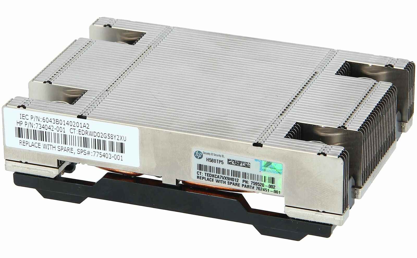 HP CPU Heatsink / Kühler 734042-001 ProLiant DL360 G9