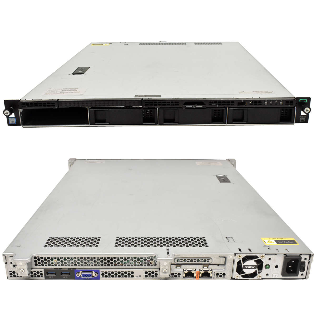 HP ProLiant DL120 G9 Intel E5-2623 V3 4-Core 3,00 Ghz 32GB RAM PC4 4x LFF 3,5