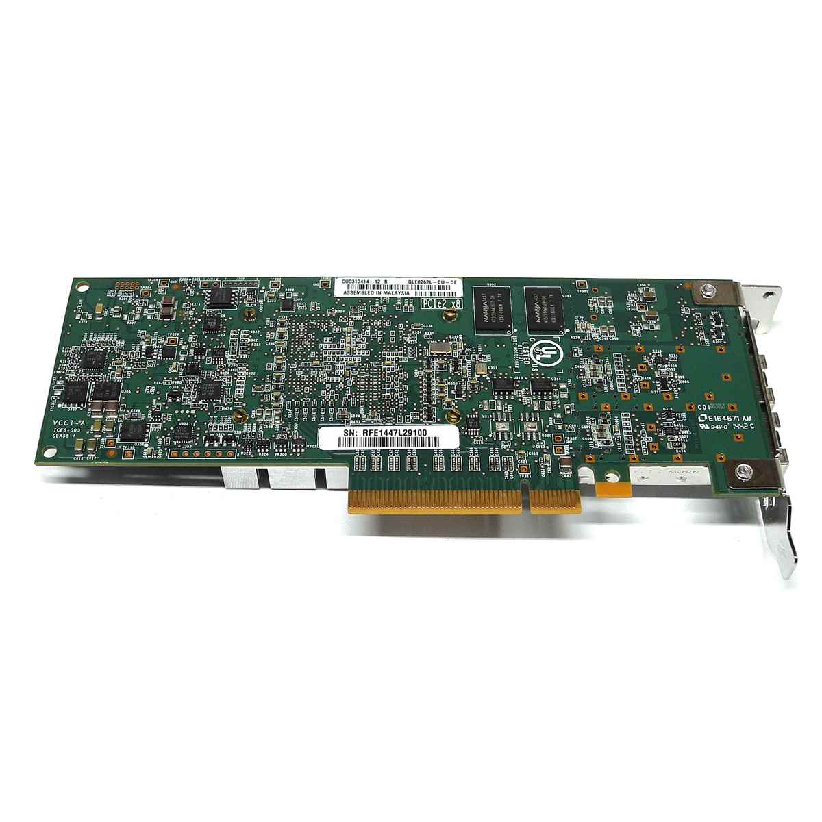 DELL 0C852G QLogic QLE8262L FC 2-Port 10Gb FC PCIex8 Converged Network Adapter DELL 0C852G QLogic QLE8262L FC 2-Port 10Gb FC PCIex8 Converged Network Adapter