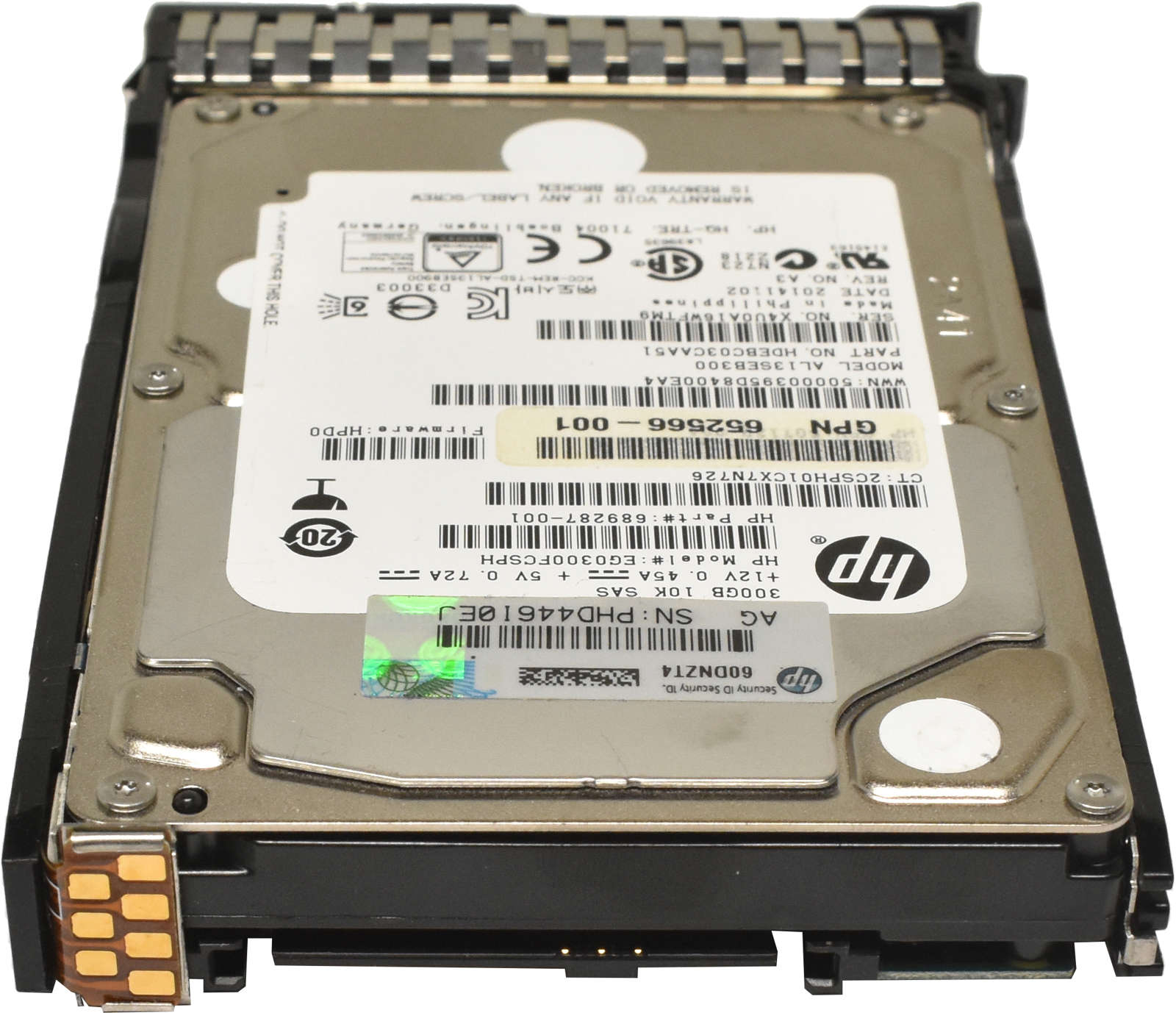 HP-300GB-2-5-6G-10K-SAS-HDD-Festplatte-EG0300FCSPH-002.jpg HP 300GB 2.5" 6G 10K SAS HDD Festplatte EG0300FCSPH 689287-001 652566-001 AL13SEB300 mit Rahmen