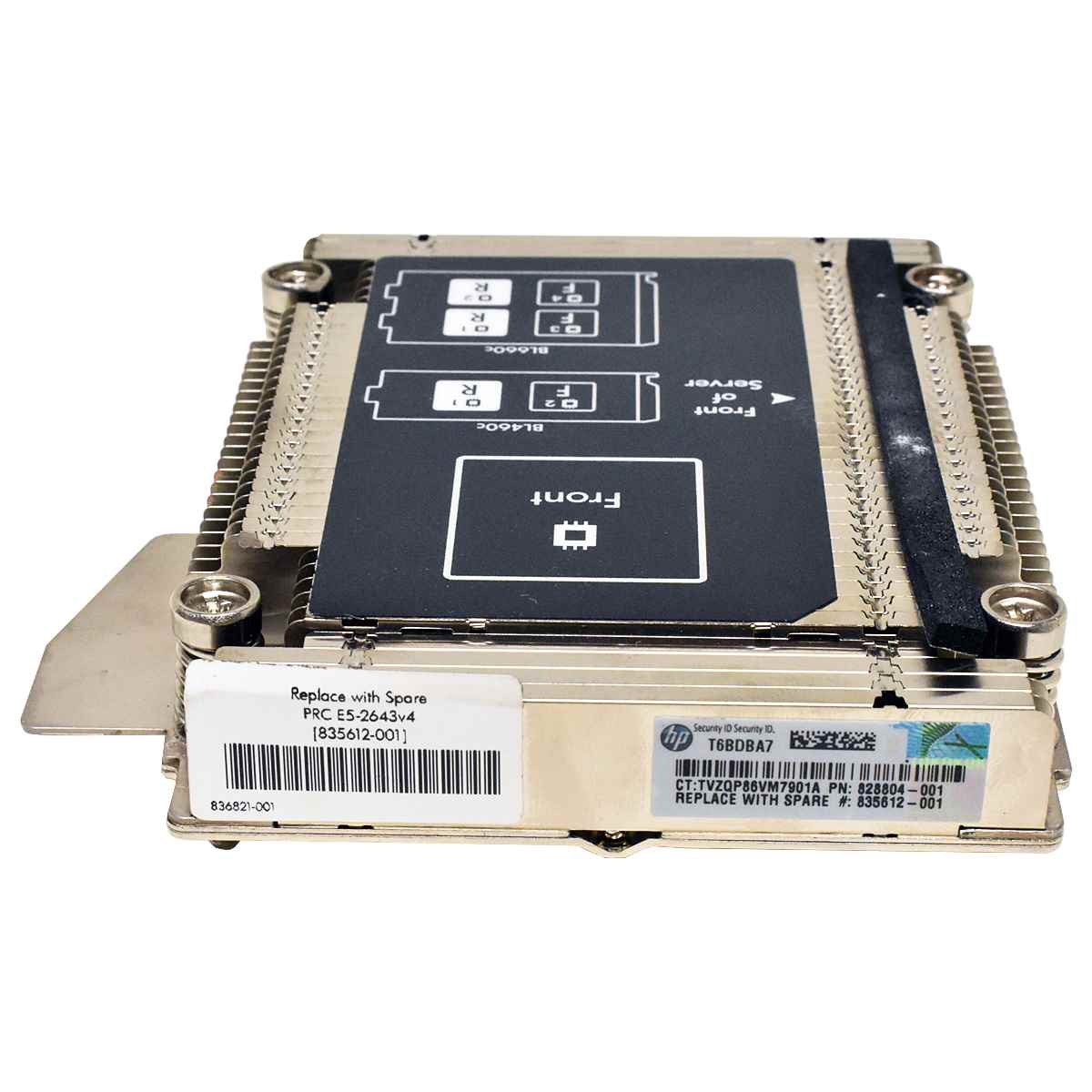 HP CPU 2 Heatsink / Kühler PN: 740346-002 777688-001 ProLiant BL460c Gen9