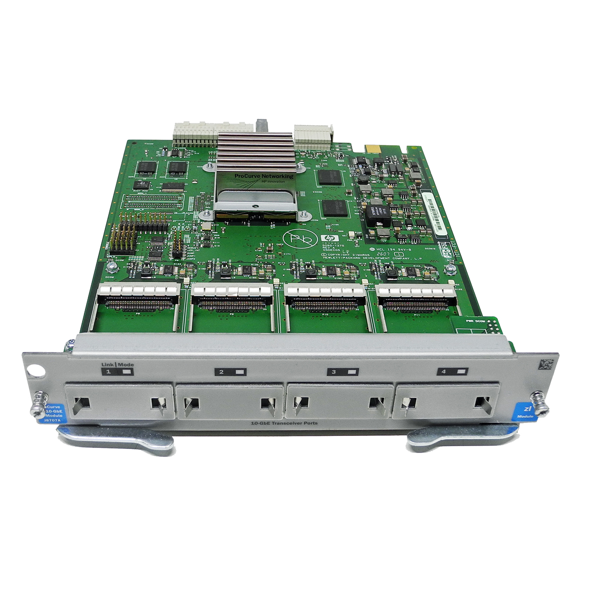 HP J8707A 4-Port 10GbE X2 zl Module for E5400/8200zl Series Switches 5070-2136 HP J8707A 4-Port 10GbE X2 zl Module for E5400/8200zl Series Switches 5070-2136